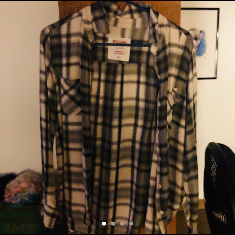 Mossimo Boyfriend Fit Plaid Shirt